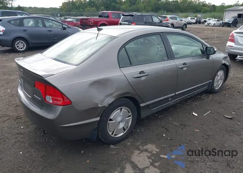 2008 Honda Civic Hybrid из США, поврежденный, VIN JHMFA36278S016096